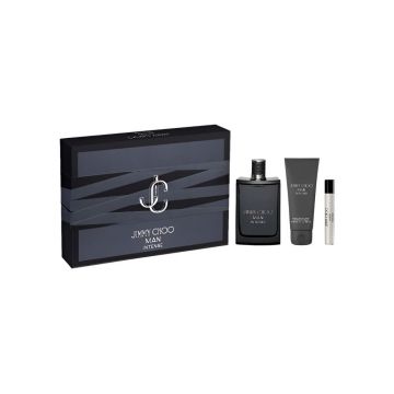 Set Jimmy Choo Man Intense 100ml + 7.5ml + 100ml Gel de Dus