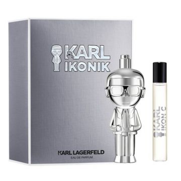Set Karl Lagerfeld Ikonic Man 60ml + 7.5ml, Apa de Parfum, Barbati