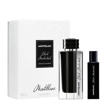 Set MontBlanc Black Meisterstück 125ml + 15ml, Apa de Parfum, Barbati
