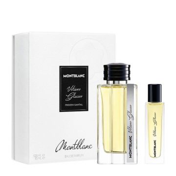 Set MontBlanc Collection Vetiver Glacier 125ml + 15ml, Apa de Parfum, Barbati