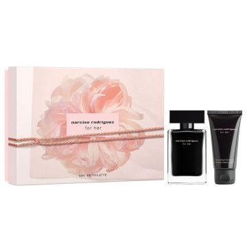 Set Narciso Rodriguez For Her 50ml + 50ml Hand Cream, Apa de Toaleta