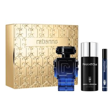 Set Paco Rabanne Phantom Intense 100ml + 10ml + 150ml Deodorant Spray, Barbati