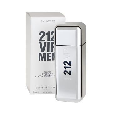 Tester Carolina Herrera 212 Vip Men 100ml, Apa de toaleta