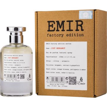 Emir Just Bergamot Factory Edition 100ml, Apa de Parfum, Unisex