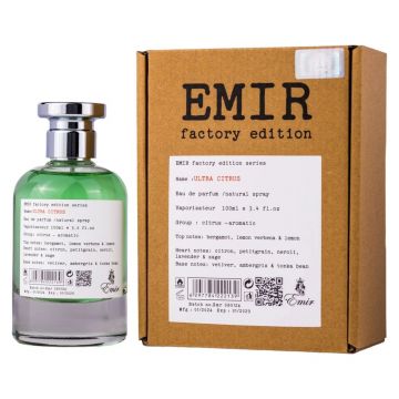 Emir Ultra Citrus Factory Edition 100ml, Apa de Parfum, Unsiex