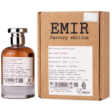 Emir Warm Leather Factory Edition 100ml, Apa de Parfum, Unisex