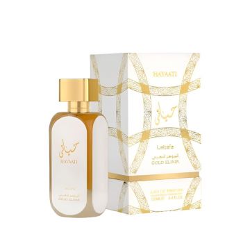 Lattafa Hayaati Gold Elixir 100ml, Apa de Parfum, Arabesc, Unisex