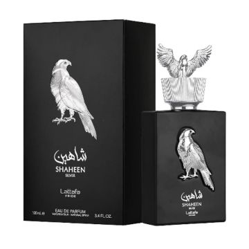 Lattafa Pride Al Shaheen Silver 100ml, Apa de Parfum, Arabesc, Unisex