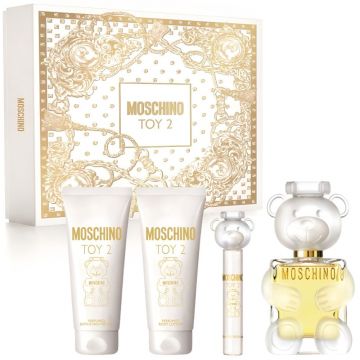 Set Cadou Moschino Toy 2 100ml + 10ml, 100bl, 100sg, Apa de Parfum, Femei