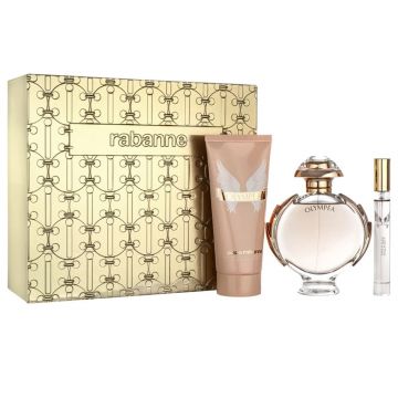 Set Cadou Paco Rabanne Olympea 80ml + 10ml, 100 BL, Apa de Parfum, Femei