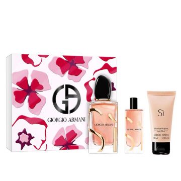 Set Giorgio Armani Si Intense 100ml + 15ml + 50ml Lotiune de Corp