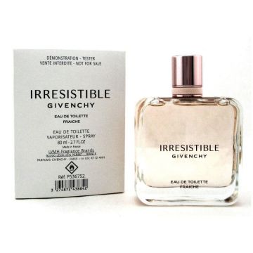 Tester Givenchy Irresistible Fraiche 80ml, Apa de Toaletă, Femei