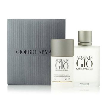Travel Set Giorgio Armani Acqua Di Gio 100ml + 75ml Deodorant Stick
