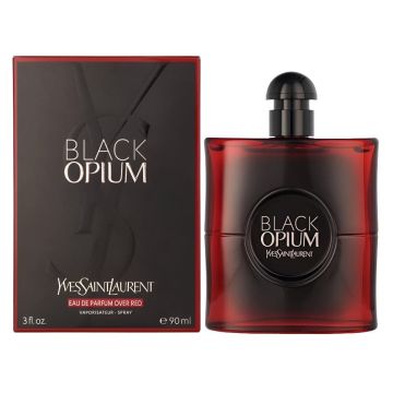 Yves Saint Laurent Black Opium Over Red 90ml, Apa de Parfum, Femei