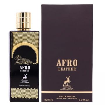 Alhambra Afro Leather 80ml, Apa de Parfum, Unisex