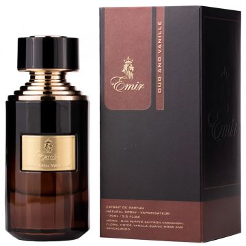 Emir Oud And Vanille 75ml, Apa de Parfum, Unisex