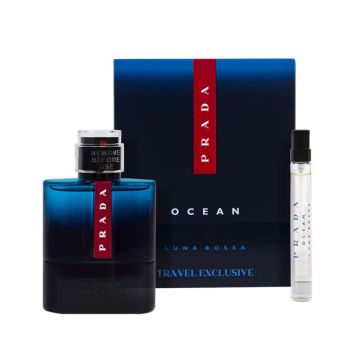 Set cadou Prada Luna Rossa Ocean 100ml + 10ml, Apa de Parfum
