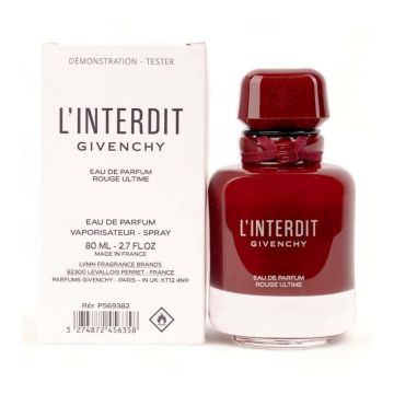 Tester Givenchy L'Interdit Rouge Ultime 80ml, Apa de parfum, Femei