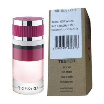 Tester Trussardi Ruby Red 90ml, Apa de Parfum, Femei
