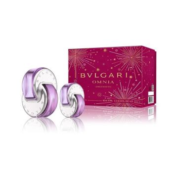 Set cadou Bvlgari Omnia Amethyste 65ml + 15ml, Apa de Toaleta, Femei