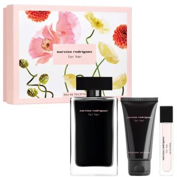 Set Cadou Narciso Rodriguez For Her 100ml + 10ml, 50ml BL, Apa de Toaleta