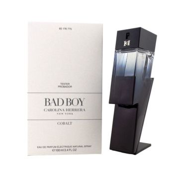 Tester Carolina Herrera Bad Boy Cobalt Apa de parfum 100ml