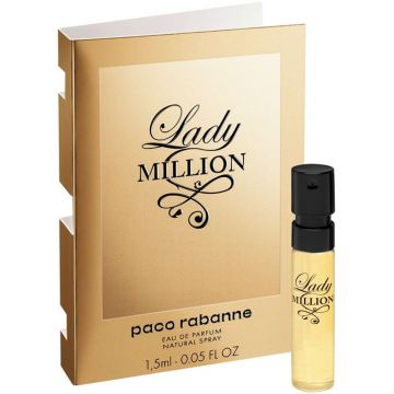 Mostră Paco Rabanne Lady Million 1.5ml, Apa de parfum, Femei