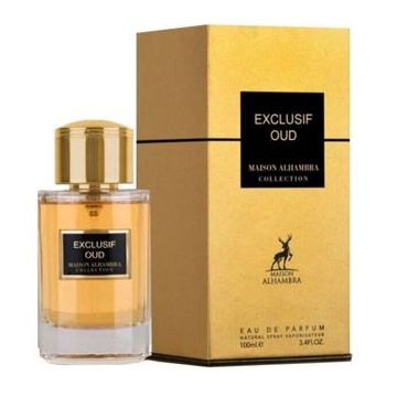 Apa de parfum Alhambra Exclusif Oud, Unisex, 100 ml