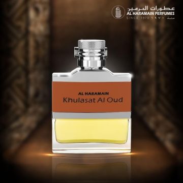 Parfum Khulasat Al Oud, Al Haramain, apa de parfum 100 ml, unisex