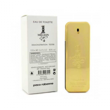 Tester Paco Rabanne 1 Million 100ml, Apa de toaleta, Barbati