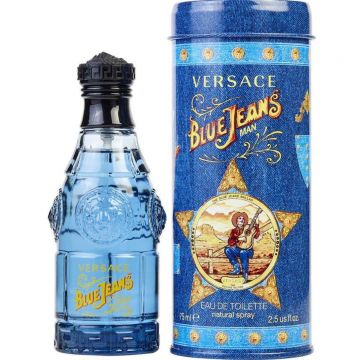 Versace Blue Jeans 75ml, Apa de toaleta, Barbati
