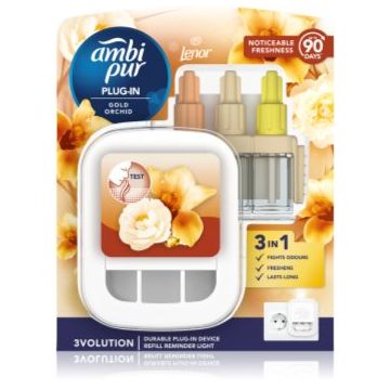 AmbiPur 3volution Gold Orchid odorizant electric cu rezervã