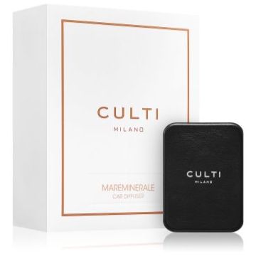 Culti Milano Car Diffuser Black Mareminerale parfum pentru masina + refill