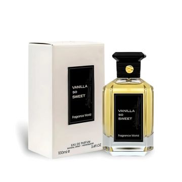 Fragrance World Vanilla so Sweet 100ml, Apa de Parfum, Unisex