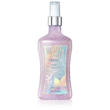 Hawaiian Tropic Perfumes Beach Dreams Shimmer spray pentru corp cu particule stralucitoare pentru femei
