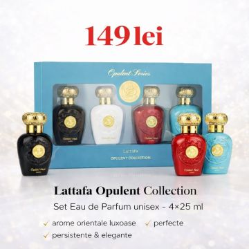 Lataffa Opulent Collection 4x25ml, apa de parfum, unisex