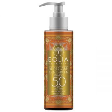 Lotiune de Corp cu Protectie Solara SPF50, cu Mango - Eolia Cosmetics Sun Care Sunscreen Mango, 200 ml