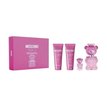 Moschino Toy 2 Bubble Gum EDT Volum 100 ml EDT + EDT 10 ml + 100 ml loțiune de corp + 100 ml gel de duș