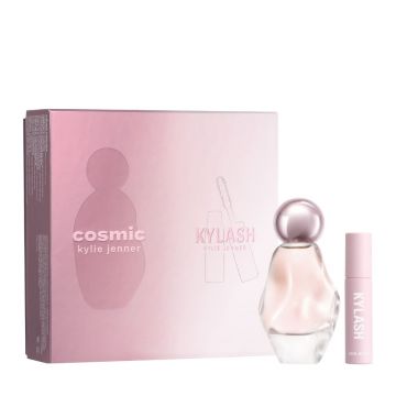 Set cadou Kylie Jenner Cosmic 50ml 5ml Mascara, Apa de Parfum, Femei