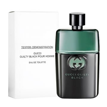 Tester Gucci Guilty Black 90ml, Apa de toaleta, Barbati