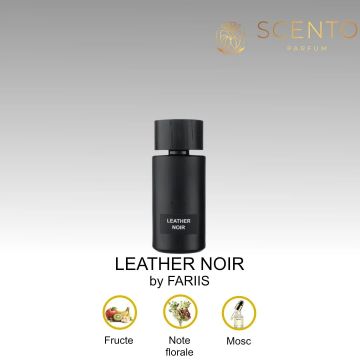 Apa de Parfum Leather Noir, Fariis, barbati - 100ml