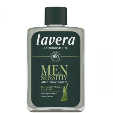 Balsam After Shave Bio cu Aloe Vera, Fara Alcool - Lavera Men Sensitiv After Shave Balsam, 100 ml