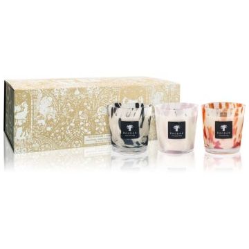 Baobab Collection Pearls Candle Trio set cadou