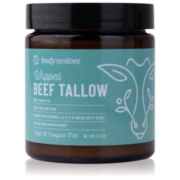 Body Restore Whipped Beef Tallow Balm Eucalyptus & Mint crema de corp nutritiva
