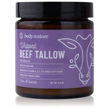 Body Restore Whipped Beef Tallow Balm Lavender crema de corp nutritiva