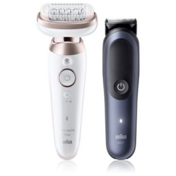 Braun Silk-épil & All in One Aparat de tuns și ras ambalaj economic