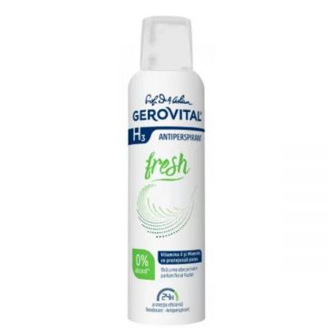 Deodorant Antiperspirant Gerovital H3 Evolution - Fresh, 150 ml
