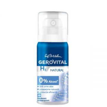 Deodorant Antiperspirant Gerovital H3 Evolution - Natural, 40 ml
