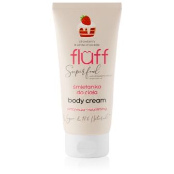 Fluff Superfood strawberry and White Chocolate crema de corp