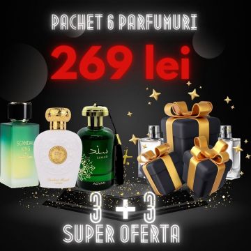 Scandal King + Opulent Musk + Sanad+ 3 parfumuri 100ml cadou